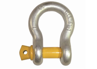 Bow Shackle With High Strength Forged Carbon Steel Die Forging 2 Ton - 120 Ton