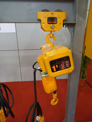 220-440V 3Phase 50/60Hz Electric Chain Hoist with Compact Design for Warehouse and Garage Use