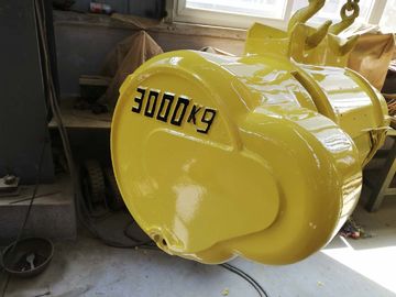 Wire Rope Electric Lifting Hoist Single Girder / Double Girder 220v - 440v Yellow Color