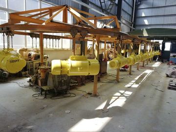 Wire Rope Electric Lifting Hoist Single Girder / Double Girder 220v - 440v Yellow Color