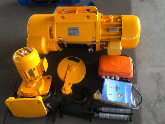 Electric Wire Rope Hoist compact structure suitable for mounting on single beam cranes and jib cranes