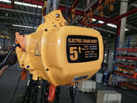 Depo için 1 Ton 2 Ton 5 Ton Düşük Tavan Elektrikli Zincirli Vinç